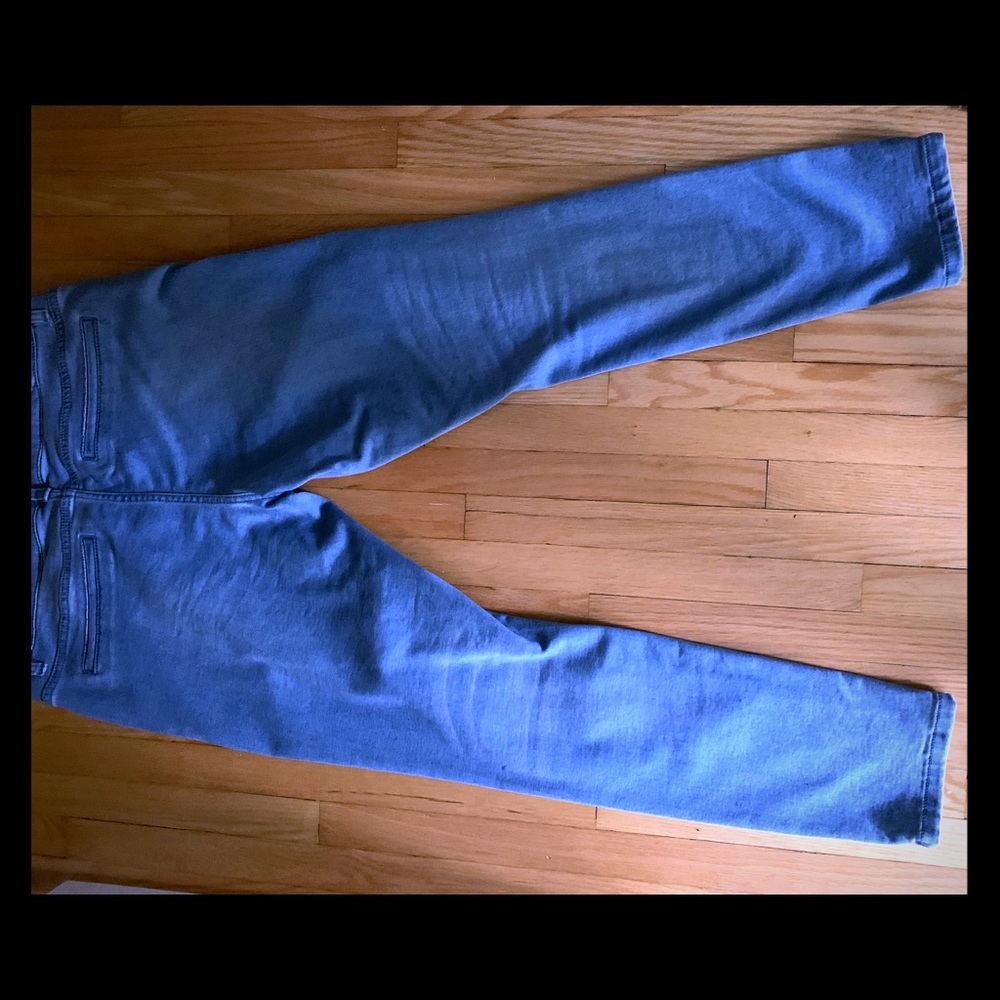 Max Jeans/Jeggings blue Low rise jeans with zips